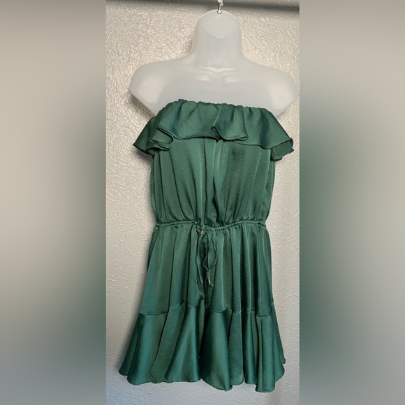 Showpo Emerald Romper - Picture 1 of 3